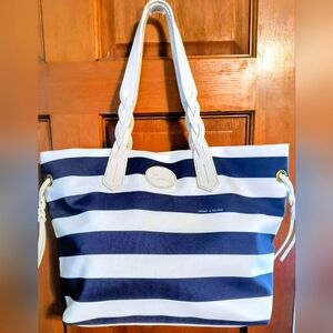 Dooney Bourke Braided Sullivan Shopper Tote Bag / Shoulder bag EUC